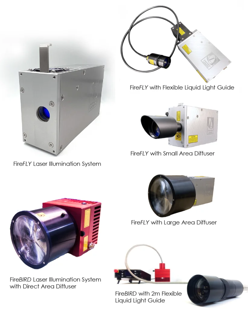 Oxford Lasers illumination systems - FireFLY and FireBIRD